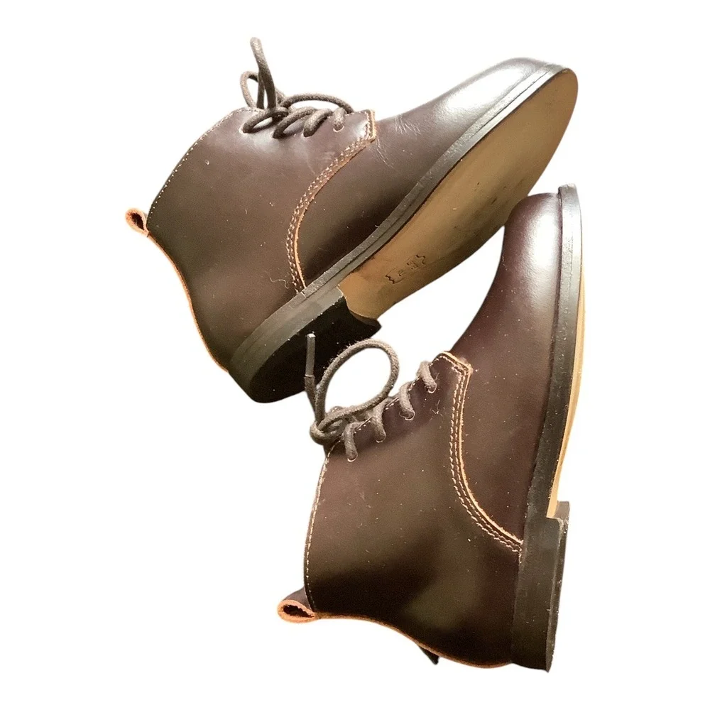 Janie and Jack Kids Brown Leather Desert Chukka Boots Size 8 101259001 Holiday